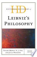 Historical Dictionary of Leibniz's Philosophy