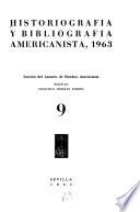 Historiografía y bibliografía americanista