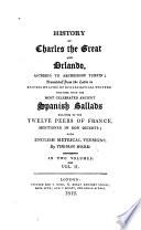 History of Charles the Great and Orlando