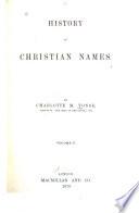 History of Christian Names