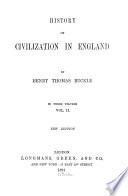 History of Civilization in England