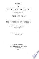 History of Latin Christianity