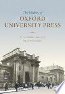 History of Oxford University Press: Volume III