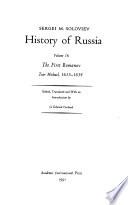 History of Russia: The first Romanov : Tsar Michael, 1613-1634