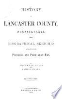 History of Schuylkill County, Pa