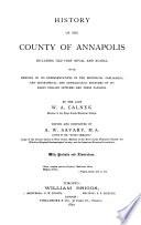 History of the County of Annapolis