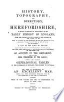 History, Topography, and Directory, of Herefordshire