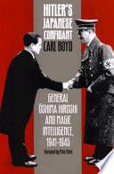Hitler's Japanese Confidant