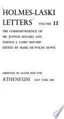 Holmes-Laski Letters