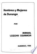 Hombres y mujeres de Durango