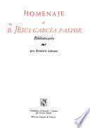 Homenaje a D. Jesús García Pastor