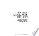 Homenaje a Dolores del Río
