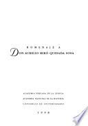 Homenaje a don Aurelio Miró Quesada Sosa