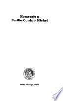 Homenaje a Emilio Cordero Michel
