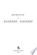 Homenaje a Eugenio Asensio