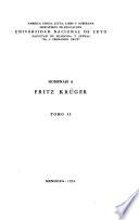 Homenaje a Fritz Krüger