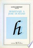 Homenaje a José Durand
