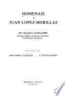Homenaje a Juan López-Morillas