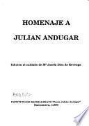 Homenaje a Julián Andúgar