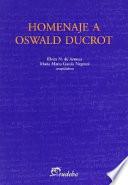 Homenaje a Oswald Ducrot