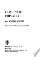 Homenaje privado