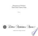 Homenaxe al Profesor Xosé Lluis García Arias