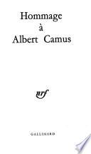 Hommage à Albert Camus