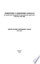 Homofobia y agresiones verbales