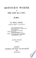 Honour's Worth, Or, The Cost of a Vow