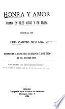 Honra y amor
