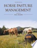 Horse Pasture Management