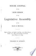House Journal of the ... Legislative Assembly of the State of Montana