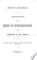 House Journal. Proceedings of the House of Representatives
