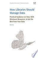 How Libraries Should Manage Data