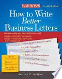 How to Write Better Business Letters