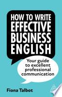 How to Write Effective Business English