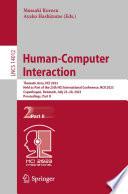 Human-Computer Interaction