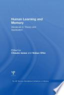 Human Learning and Memory