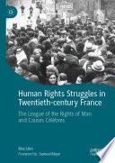 Human Rights Struggles in Twentieth-century France