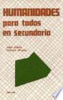 Humanidades para todos en Secundaria