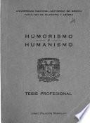Humorismo y humanismo