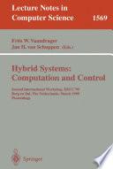 Hybrid Systems: Computation and Control