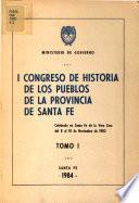 I Congreso de Historia de los Pueblos de la Provincia de Santa Fe