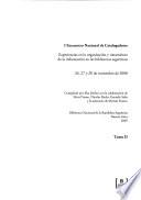 I Encuentro Nacional de Catalogadores