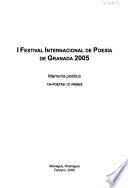 I Festival Internacional de Poesía de Granada 2005