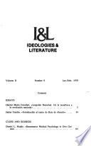 I & L, Ideologies & Literature