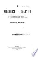 I misteri di Napoli studi storico-sociali