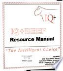 I Q + Beef Resource Manual