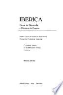 Ibérica, curso de geografía e historia de España; primer curso de iniciación profesional formación profesional industrial