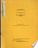 Ice Age National Scientific Reserve, Preliminary Master Plan B1; Preliminary Environmental Report (1977) B2; Draft EIS for the Proposed Master Plan (1978)